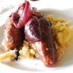 Sausages with Parsnip Mash