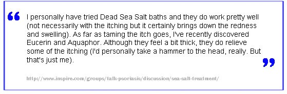 sea salt treatment psoriasis scam