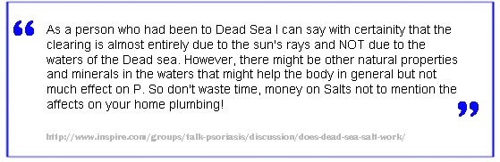 sea salt treatment scam